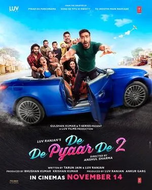 De De Pyaar De 2 2025 Hindi Movie Poster