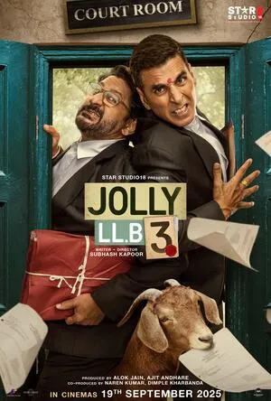 Jolly LLB 3 2025 Hindi Audio Movie Poster