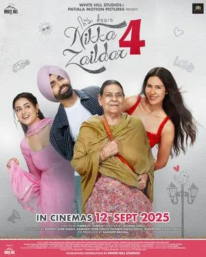 Nikka Zaildar 4 2025 Punjabi Movie Poster