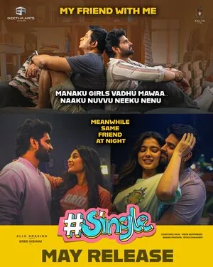 #Single 2025 Hindi Dual Audio Movie Poster