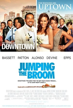 Jumping the Broom 2011 Hindi Dual Audio Movie Poster