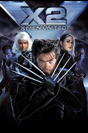 X-Men 2 (2003) Hindi Dual Audio [950MB] Movie Poster